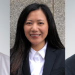 three faculty portraits