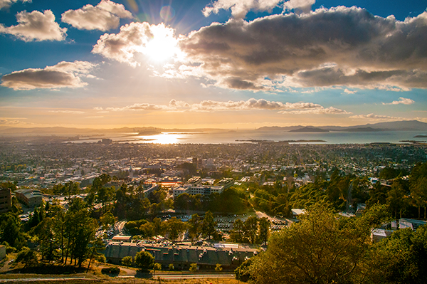 photo of the bay from berkeley hills