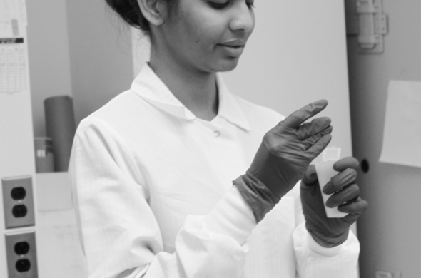 photo of Gopal in lab